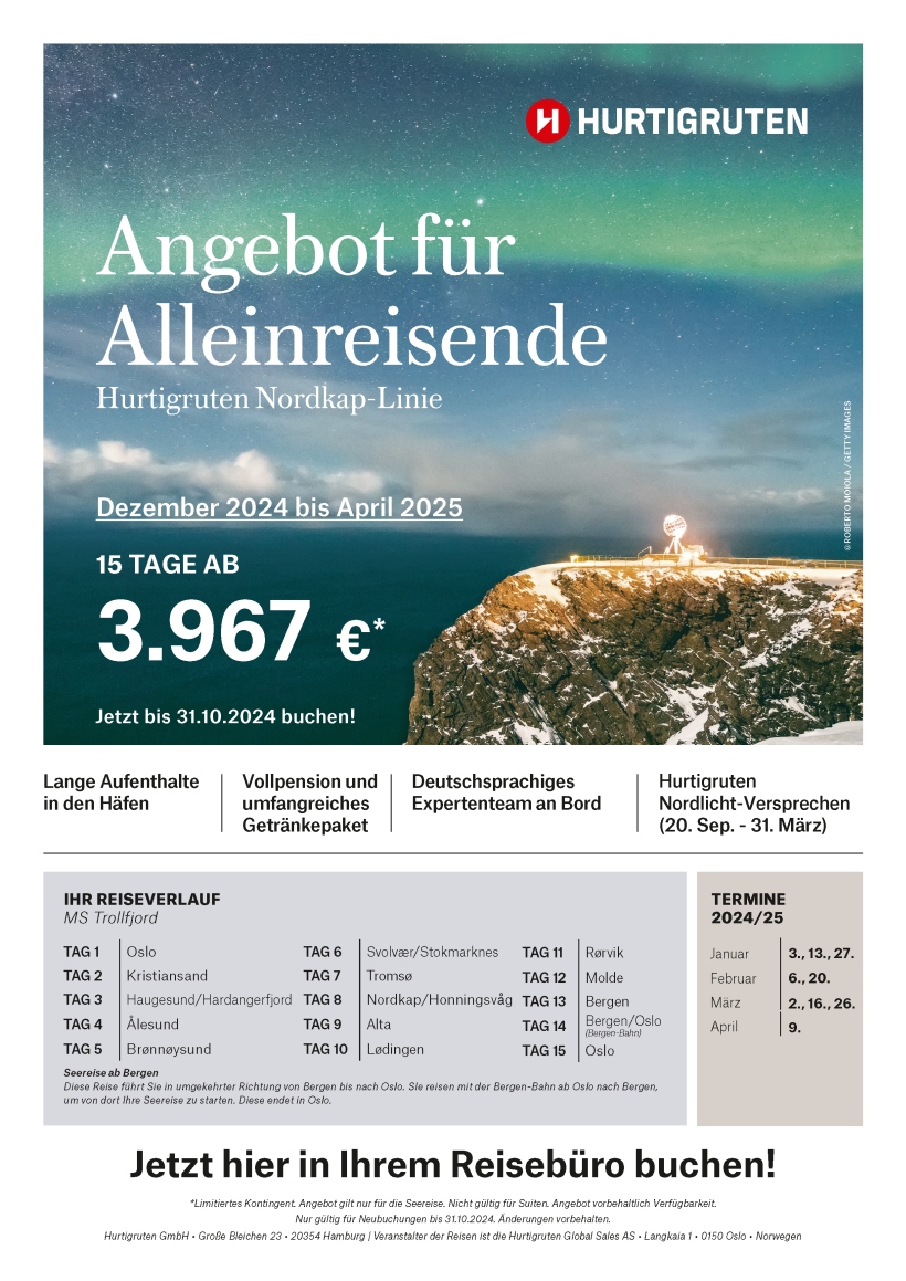 Oktober ICO Nordkap Alleinreisende Angebotsblatt B2B X4