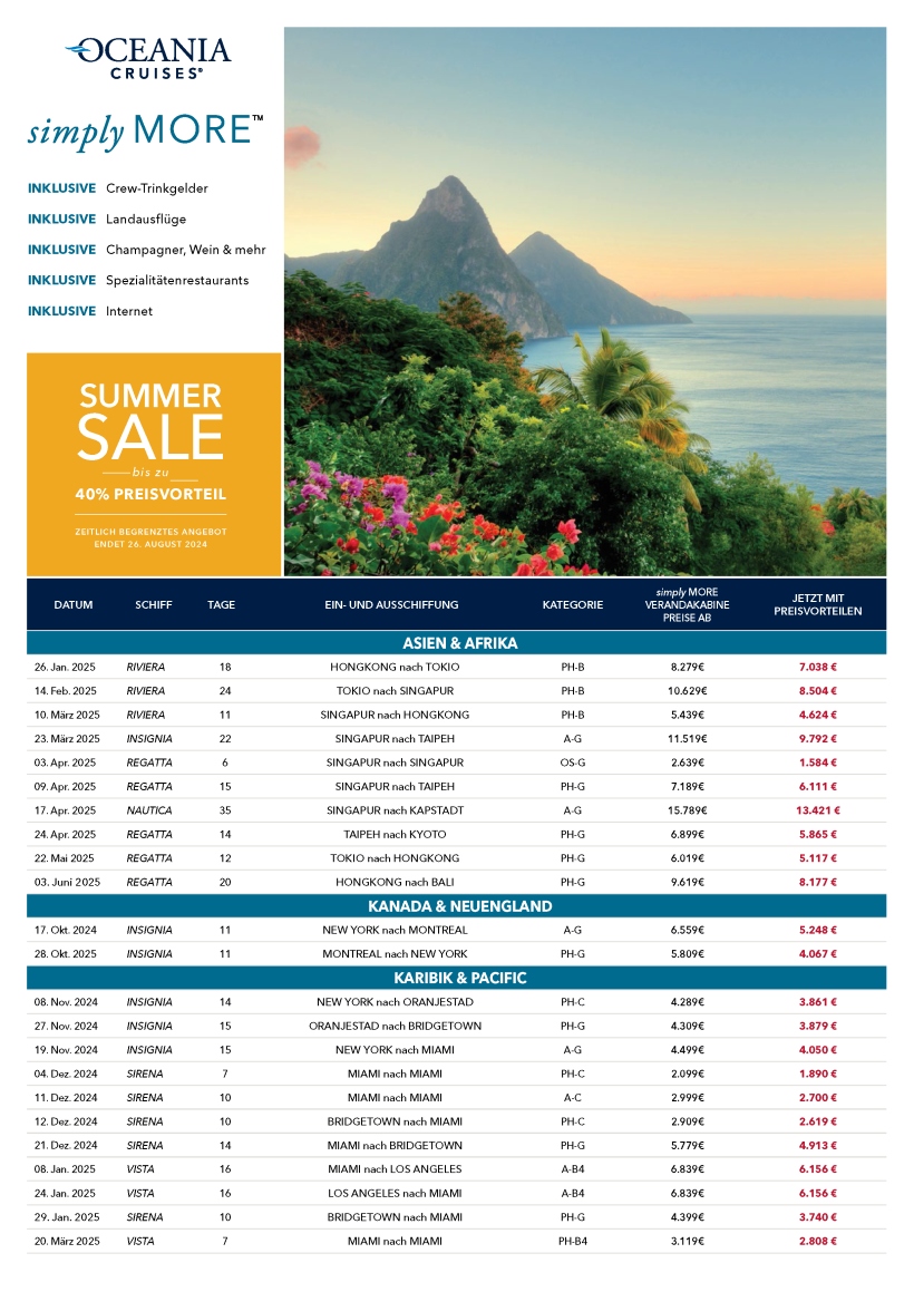 OC Summer Sale Full List Static Seite 1